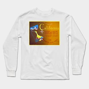 California Tourism Guide Ad Long Sleeve T-Shirt